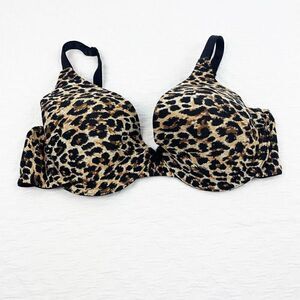 BUY 1 GET 1 FREE Maidenform 36d cheetah print black tan bra